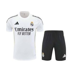 real madrid drakt trenings sett hvit svart 2025-2026