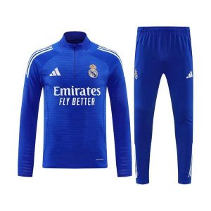 real madrid drakt trenings sett bla hvit 2025-2026