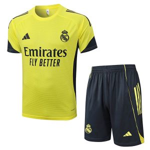 real madrid drakt trenings sett gul mork gra 2025-2026