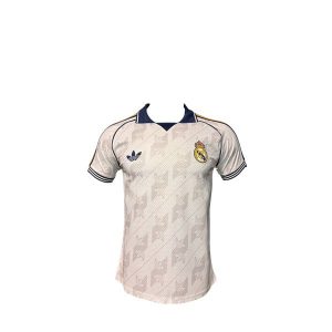 real madrid drakt trenings spillerversjon hvit (3) 2025-2026