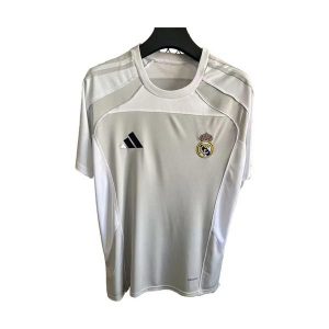 real madrid drakt trenings hvit gra 2025-2026