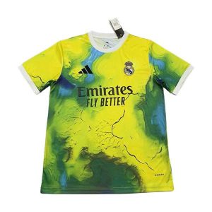 real madrid drakt trenings gul gronn 2025-2026