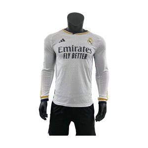 real madrid drakt 2023-2024 hjemme spillerversjon langermet