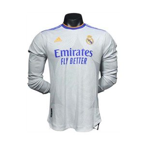 real madrid langermet retro drakt hjemme 2021-2022