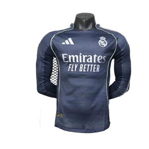 real madrid drakt 2025-2026 borte spillerversjon langermet