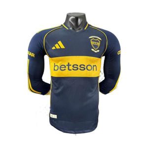 boca juniors drakt 2025-2026 hjemme spillerversjon bla langermet