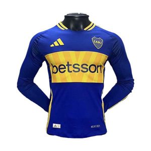 boca juniors drakt 2025-2026 hjemme spillerversjon langermet
