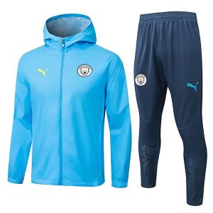 vindjakke manchester city lys bla 2024-2025
