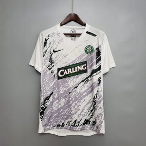 celtic retro spesialutgave cup drakt hvit 2007-2008